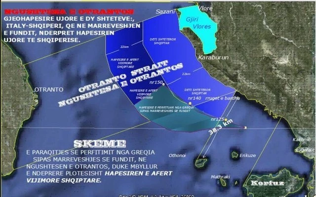 Ραγδαία εξέλιξη: Αλβανική ομολογία για την ΑΟΖ με Ελλάδα: «Η συμφωνία δεν «ενοχλεί» τον μεγάλο σύμμαχο της Αλβανίας…την Τουρκία» – Δεδικασμένο για το Καστελόριζο